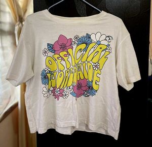 White Crop Tshirt