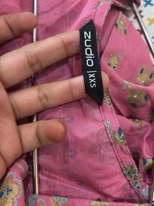 Pink Kurta Set with Jacket