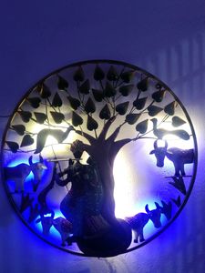 Wall Metal Radhe Krishna