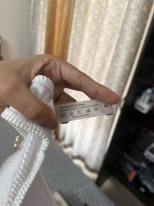 White Textured Bikini Set