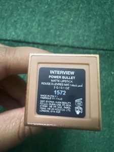 Hudabeauty Power Bullet”interview” Matte Lipstick