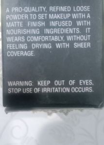 Foundation/Loose Powder