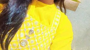 Yellow Embroidered Kurta