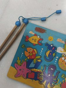 🐟 Magnetic Wooden Fish Puzzle Toy🐟