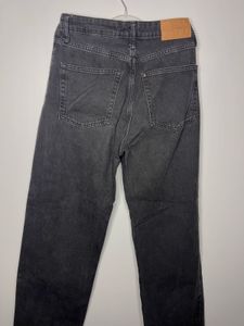 H&amp;M Loose Straight High Waist Jeans For Women