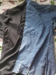 Two-Tone Denim Jacket