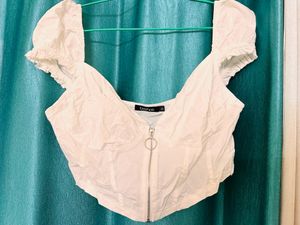 White Bustier Top!
