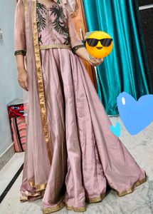Mauve Lehnga Set 3 Piece