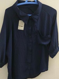 Navy Blue Casual Shirt