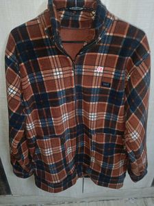 Plaid Fleece Jacket