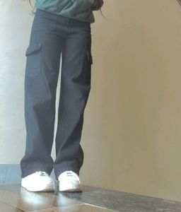 Black Cargo Jeans