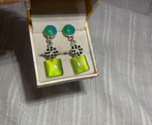 Green Earrings