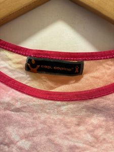 Beautiful Graphic Print Mesh Top