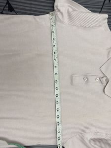 Stylish Light Beige Polo Shirt