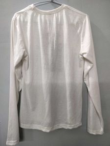 WHITE TSHIRT WITH N Y DESIGN SIZE S TO M