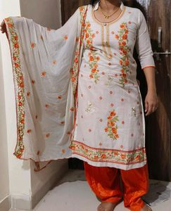Women Hevy Embroidered -Stitched Salwar Suit