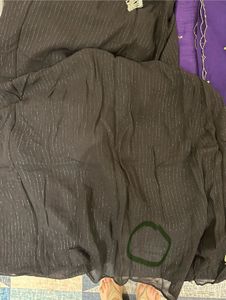 Black Mirror Work Kurta From Bunaai