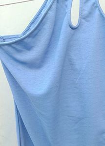 Blue One Shoulder Dress