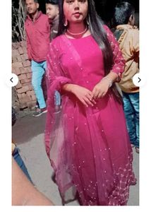 Ethic Gown With Dupatta