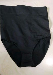 High-Waisted Black Underwear