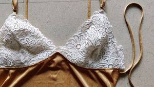 Clovia Golden Brown Night wear