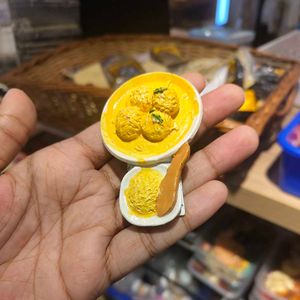 Mango Icecream Scoop Fridge Magnet