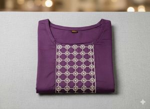 Elegant Purple Kurta