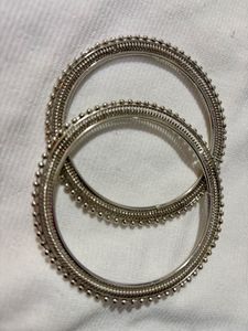 2 Pair Of Oxidized Bangles