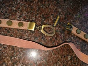 Peach Thin Belt