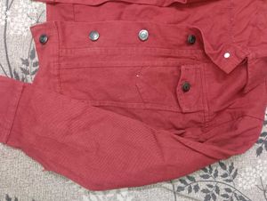 Red Denim Jacket