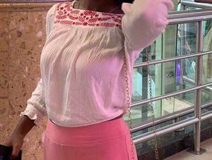 White N Pink Top
