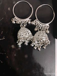 Hoop Jhumka Earrings