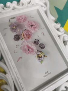 Ornate/fFriends Series White Photo Frame