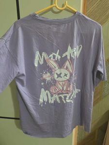 Lavender Free Size Tshirt