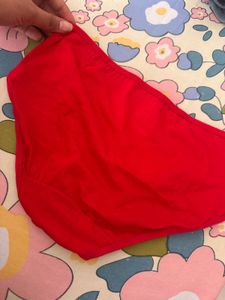 Red Briefs, Waist-28 Strechable