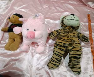Combo Of 3 Imported Soft Toys