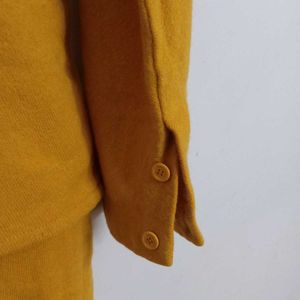 Mustard Wool Dress