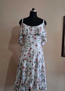 Floral Off-the-Shoulder Summer Dress