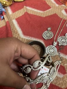 Silver Jewellery Combo Of 4