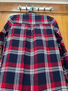 Checkered Long Shrug