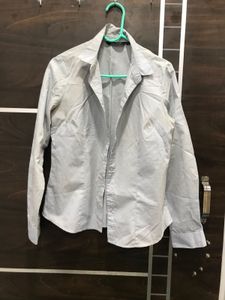 Sky Blue Formal Shirt Polka Dot