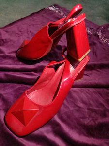 Red Heeled Slingbacks
