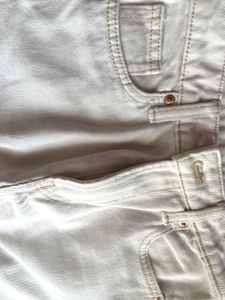 White Straight Leg Jeans