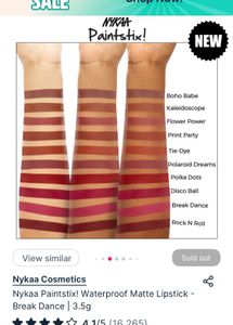 Nykaa Paintstix Waterproof Matte Lipstick
