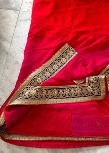 Elegant Red Saree