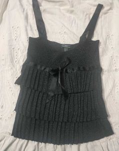 Mango Black/Glittery Top