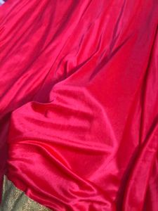 Elegant Red &amp; Gold Party Dress