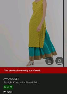 AVAASA SET Straight Kurta Only