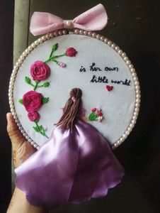 Handmade Embroidered Hoop Art