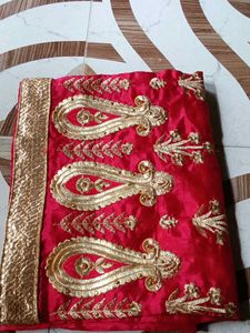 Elegant Red Saree